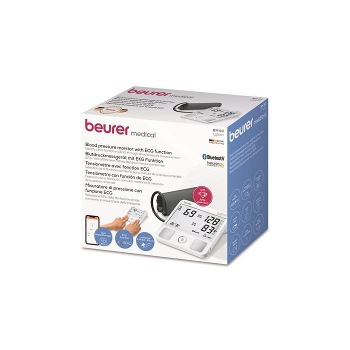 Beurer BM-93 Tensiómetro de Brazo con ECG y Bluetooth 3