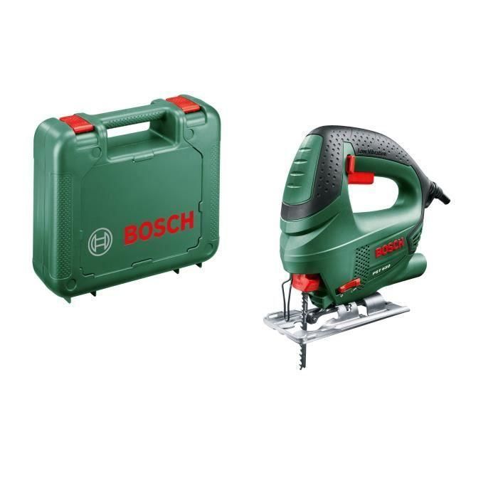 Bosch PST 650 CT Sierra de calar para cortes precisos rectos y curvos, compacta, ligera, de manejo cómodo y vibración mínima. Bosch PST 650 CT Sierra de calar para cortes precisos rectos y curvos, compacta, ligera, de manejo cómodo y vibración mínima.
