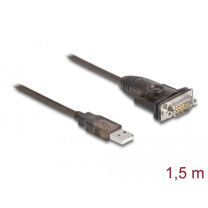 Delock Adapter USB2.0 Typ-A zu 1 x Seriell RS-232 D-sub9 pin 1 Delock Adapter USB2.0 Typ-A zu 1 x Seriell RS-232 D-sub9 pin 1