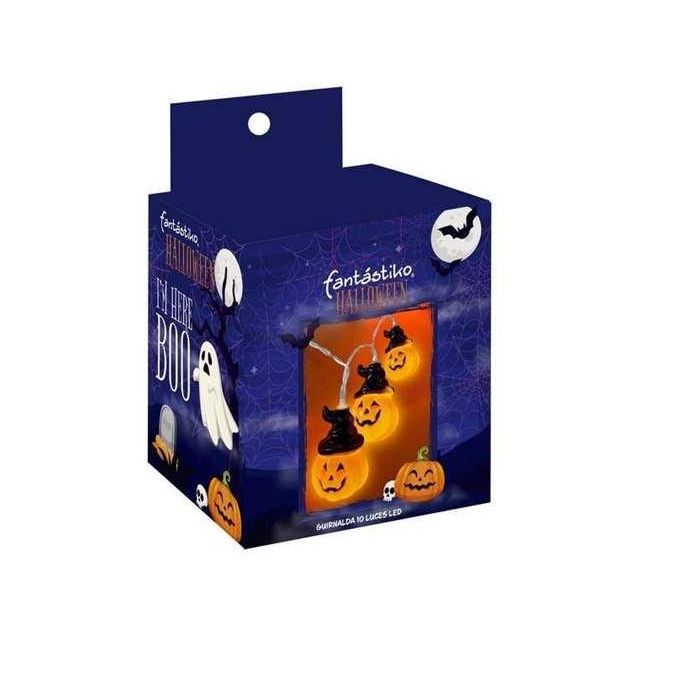 Guirnalda calabaza sombrero 150 cm caja impresa 11,5 x 10 x 15,5 cm 0 Guirnalda calabaza sombrero 150 cm caja impresa 11,5 x 10 x 15,5 cm 0
