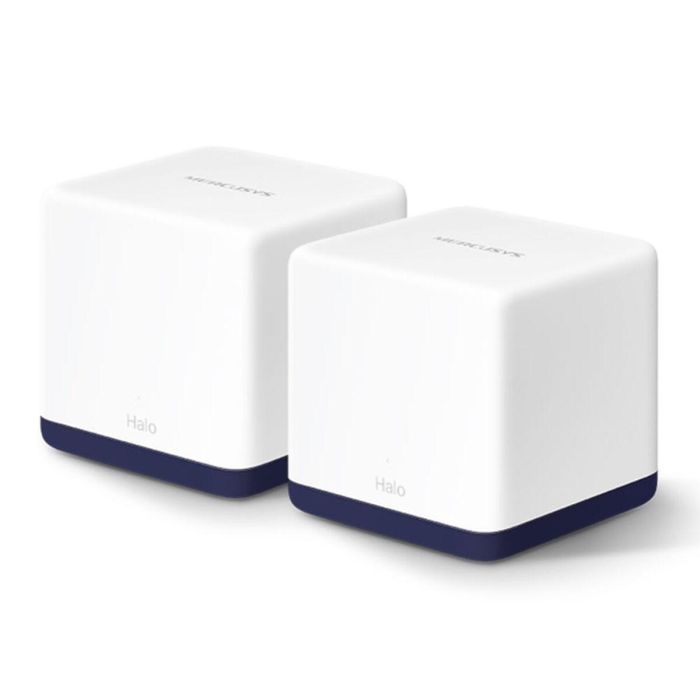 Mercusys Halo H50G Sistema Wi-Fi Malla para Hogar, Doble Banda 2.4/5 GHz, Wi-Fi 5 (802.11ac), Pack de 2 Nodos, Color Blanco Mercusys Halo H50G Sistema Wi-Fi Malla para Hogar, Doble Banda 2.4/5 GHz, Wi-Fi 5 (802.11ac), Pack de 2 Nodos, Color Blanco