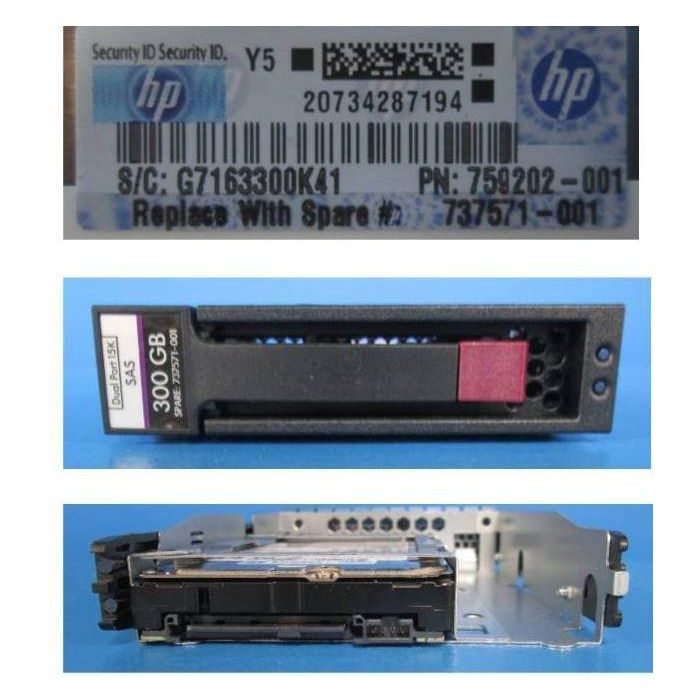 Hewlett Packard Enterprise 72GB 15K rpm SAS 3.5" Single Port Hot Plug Hard Drive 1