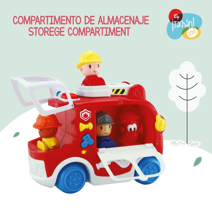 Tachan Camión de Bomberos con Luces, Sonidos y Salida de Agua para +12 Meses 2 Tachan Camión de Bomberos con Luces, Sonidos y Salida de Agua para +12 Meses 2