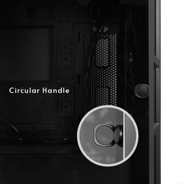 Chieftec GA-01B-M-OP Midi Tower APEX Series Caja de PC ATX/EATX/microATX/Mini-ITX Negra con Ventana y Filtro Anti-Polvo 6