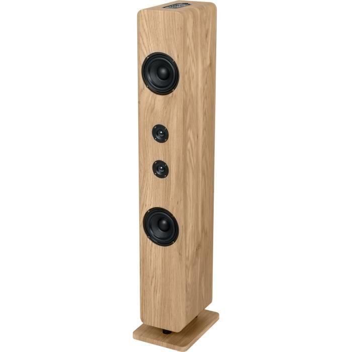 Thomson THO3499550389326 Torre de Sonido Bluetooth 120W, Óptico, USB, Ecualizador, TWS, Control Remoto, Madera/Negro 1 Thomson THO3499550389326 Torre de Sonido Bluetooth 120W, Óptico, USB, Ecualizador, TWS, Control Remoto, Madera/Negro 1