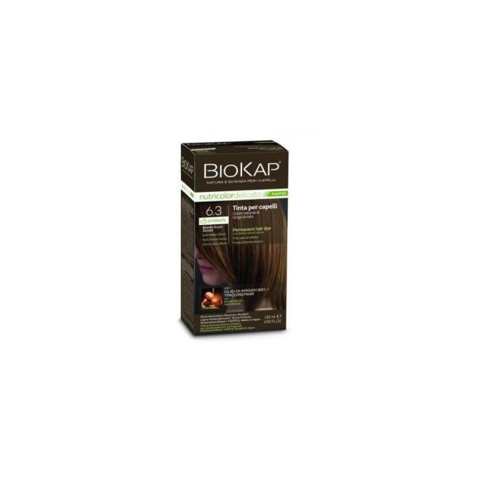 Biokap Rapid 6.03 Tinte Rubio Dorado 140ml Tubo – Cabello Brillo Natural en 10 Minutos, Sin Amoniaco, Vegano