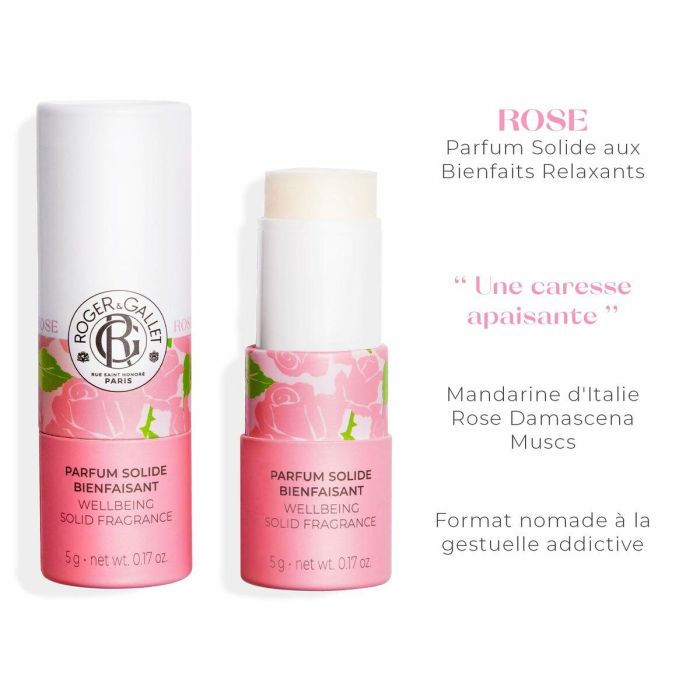 Roger & Gallet Perfume Sólido Bienestar Rose 5 gr 5 Roger & Gallet Perfume Sólido Bienestar Rose 5 gr 5
