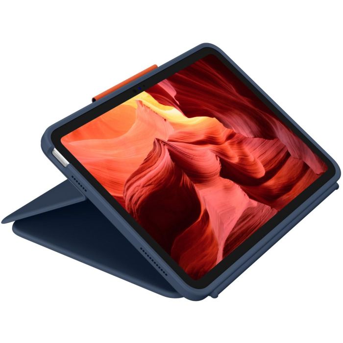 Logitech Rugged Combo 4 for iPad 10th gen - CLASSIC BLUE - (DE) - EMEA-914 - KB EDU BULK 1 Logitech Rugged Combo 4 for iPad 10th gen - CLASSIC BLUE - (DE) - EMEA-914 - KB EDU BULK 1
