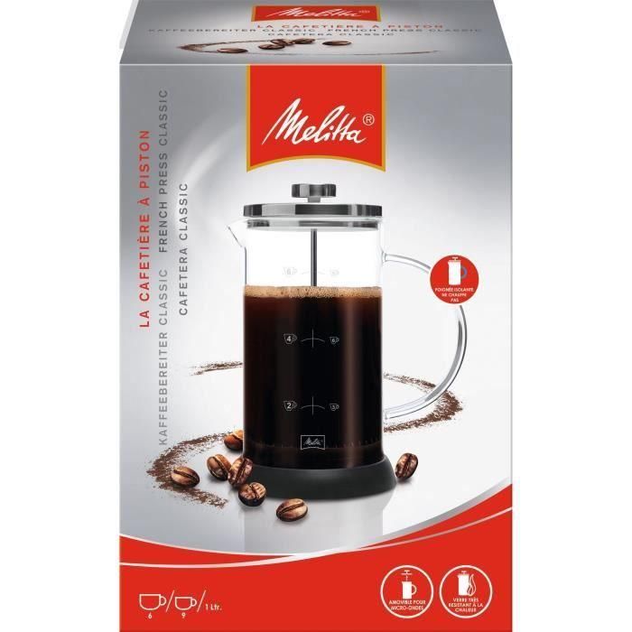 Prensa estándar francesa MELITTA 9 tazas 1 Prensa estándar francesa MELITTA 9 tazas 1