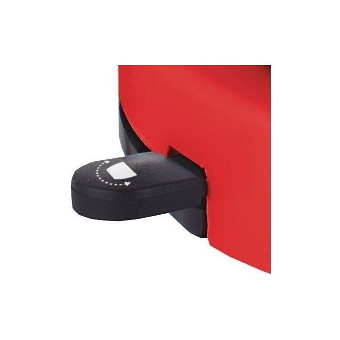 JOCCA JOC8435253571120 Procesador de Alimentos con Recipiente de Acero Inoxidable de 3,5 L y 5 Velocidades, Rojo y Gris 2