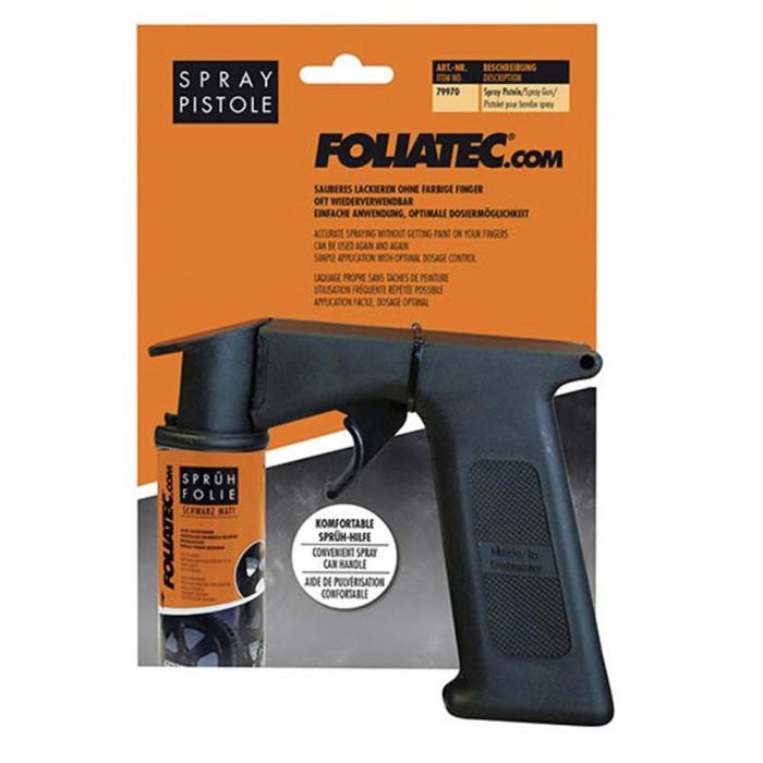 Foliatec FO79970 Pistola Pulverizadora Negra Universal para Latas de Aerosol 0 Foliatec FO79970 Pistola Pulverizadora Negra Universal para Latas de Aerosol 0