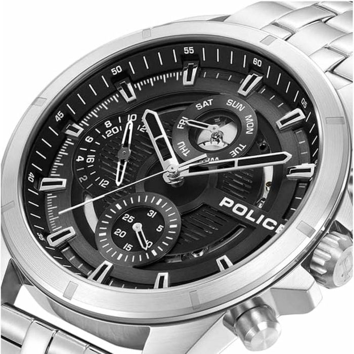 Reloj Hombre Police PEWJK0004605 Negro Plateado 3 Reloj Hombre Police PEWJK0004605 Negro Plateado 3