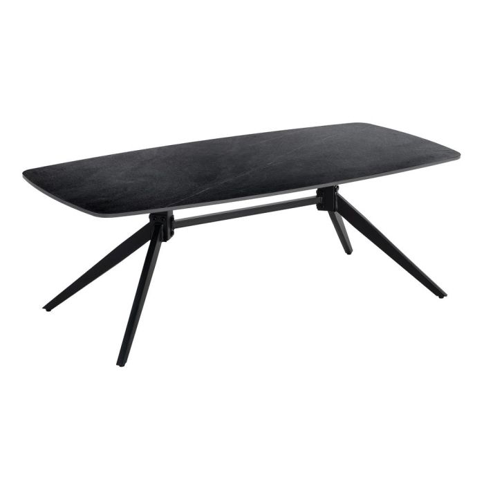 Mesa Centro Negro Piedra Sinterizada 120 X 60 X 42 cm