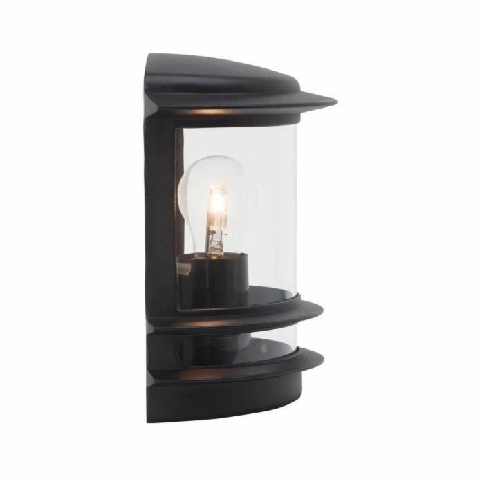 Brilliant HOLLYWOOD Aplique de Exterior con Sensor de Presencia H25cm, Difusor Cilíndrico de Metal Lacado Satinado Negro 4 Brilliant HOLLYWOOD Aplique de Exterior con Sensor de Presencia H25cm, Difusor Cilíndrico de Metal Lacado Satinado Negro 4