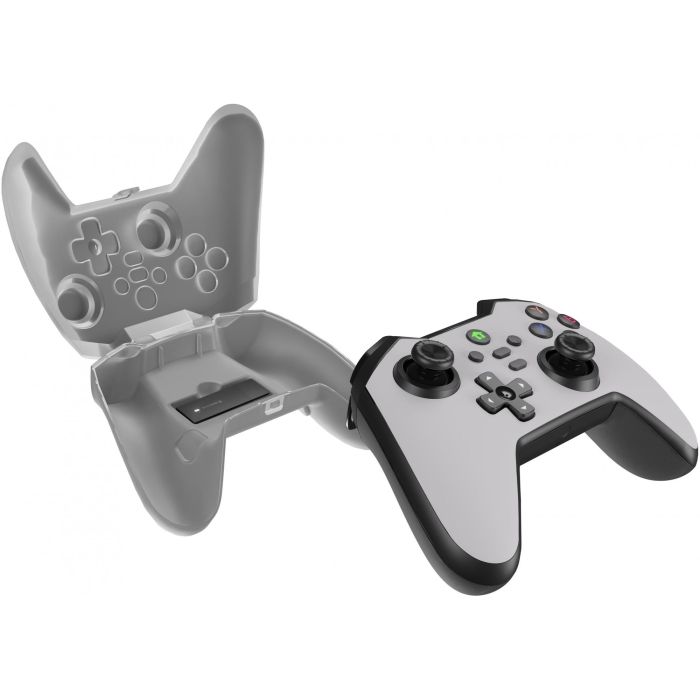 GENESIS Mangan 400 Gamepad Inalámbrico Bluetooth Blanco para PC, Switch, Android, iOS. Precisión, Vibración, Joysticks Analógicos 4