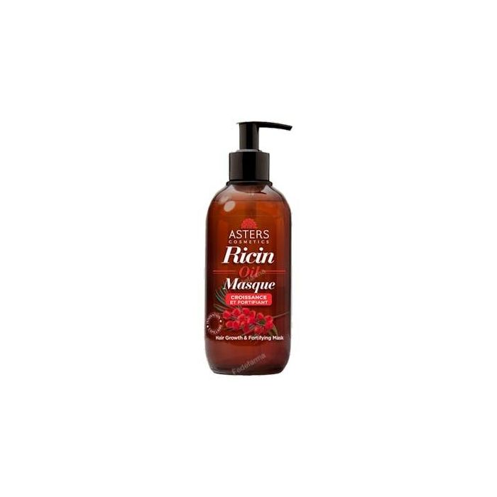 Asters Cosmetics Mascarilla de Ricino para Cabello 200 ml - Regenera e Hidrata, Aporta Fuerza y Brillo