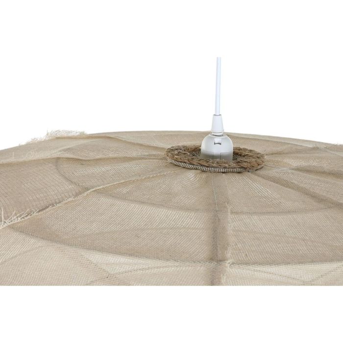 DKD Home Decor Lámpara Colgante de Techo Estilo Oriental Japaning Lino Crudo. Para 1 Bombilla E27 50W, 220V. Medidas 80x80x20 cm 5