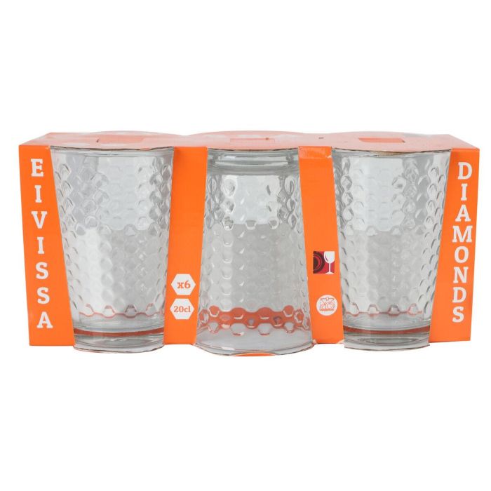 Set de Vasos La Mediterránea Diamonds 6 Piezas (8 Unidades) 2