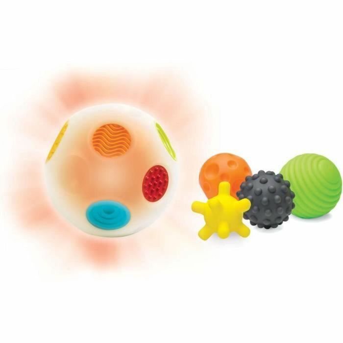 Infantino Senso' Sound Ball Balón sensorial suave, sonoro y luminoso. Ideal desarrollo motricidad fina y colores para bebés. Multicolor. 2 Infantino Senso' Sound Ball Balón sensorial suave, sonoro y luminoso. Ideal desarrollo motricidad fina y colores para bebés. Multicolor. 2