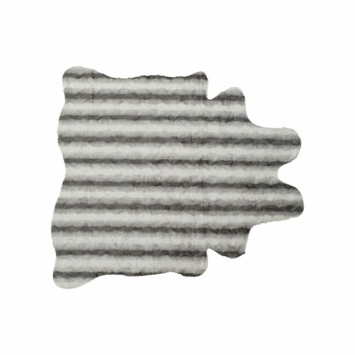 DKD Home Decor Alfombra Alpino Animal Print Textil Poliéster 550 gsm Gris Blanco 150 x 160 cm 0 DKD Home Decor Alfombra Alpino Animal Print Textil Poliéster 550 gsm Gris Blanco 150 x 160 cm 0