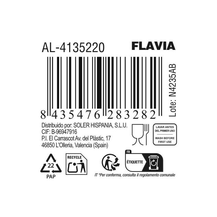 La Mediterranea Copa Vino Flavia 58 cl (7.5 cm x 23 cm) – Ideal para degustación y uso diario (24 Unidades) 11