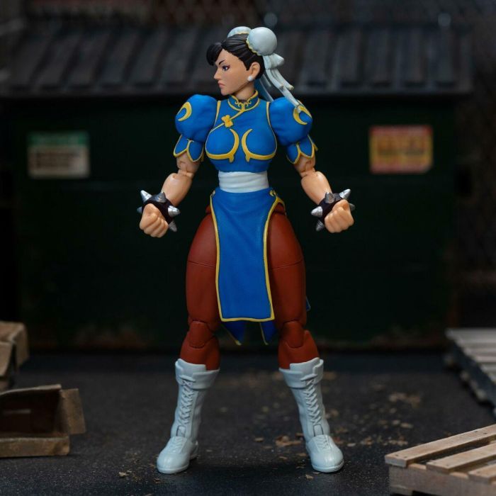 Figura street fighter ii chun-li artículada 15 cm 1 Figura street fighter ii chun-li artículada 15 cm 1