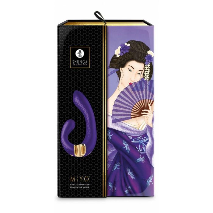 Vibrador Doble Estimulación Shunga Miyo Morado