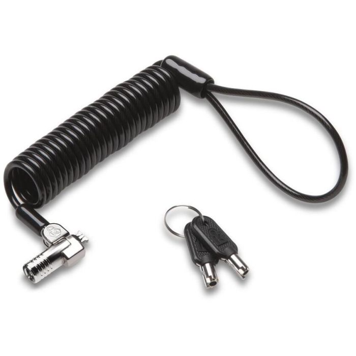 Kensington Candado de seguridad NanoSaver con llave para portátil, cable de acero al carbono de 2.3m, color Negro/Plata 0 Kensington Candado de seguridad NanoSaver con llave para portátil, cable de acero al carbono de 2.3m, color Negro/Plata 0