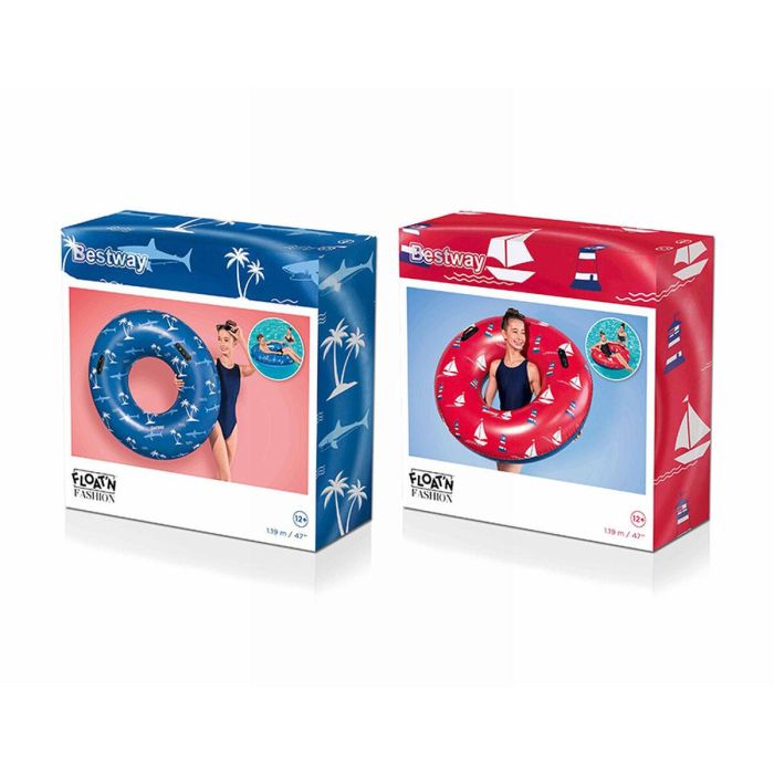 Bestway Flotador Hinchable con Asas Nautica Color Surtido D119 cm +12 Años Playa y Piscina 36353 3