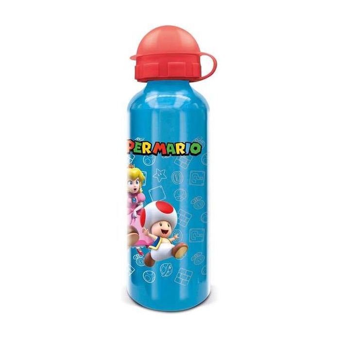 Botella de aluminio alta super mario 530 ml 3 Botella de aluminio alta super mario 530 ml 3