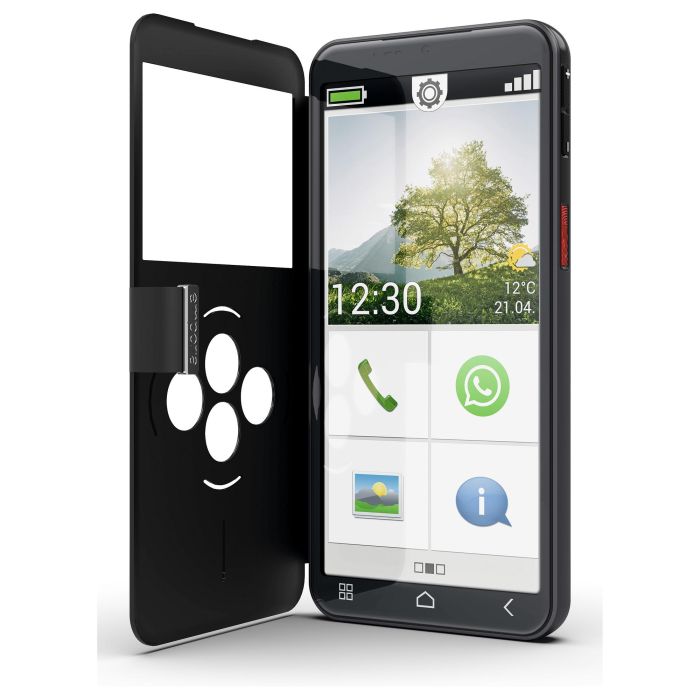 Emporia SMART.7 Lite Smartphone 5.45" 6GB RAM 128GB Triple Cámara 13MP Android 15 Negro 1