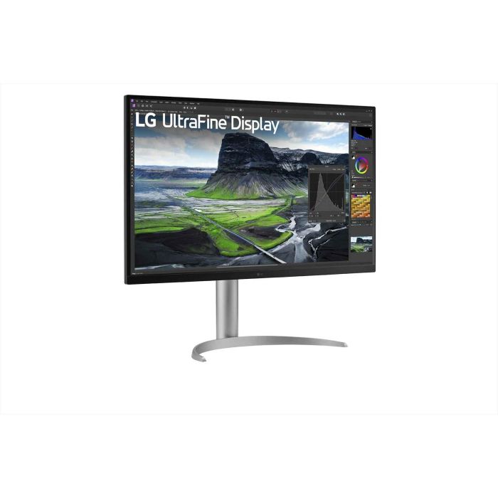 LG 32UQ850V-W Monitor UltraFine 32" 4K UHD (3840x2160) IPS 5ms 60Hz HDR400 HDMI DP USB-C Speakers Pivot Silver 2