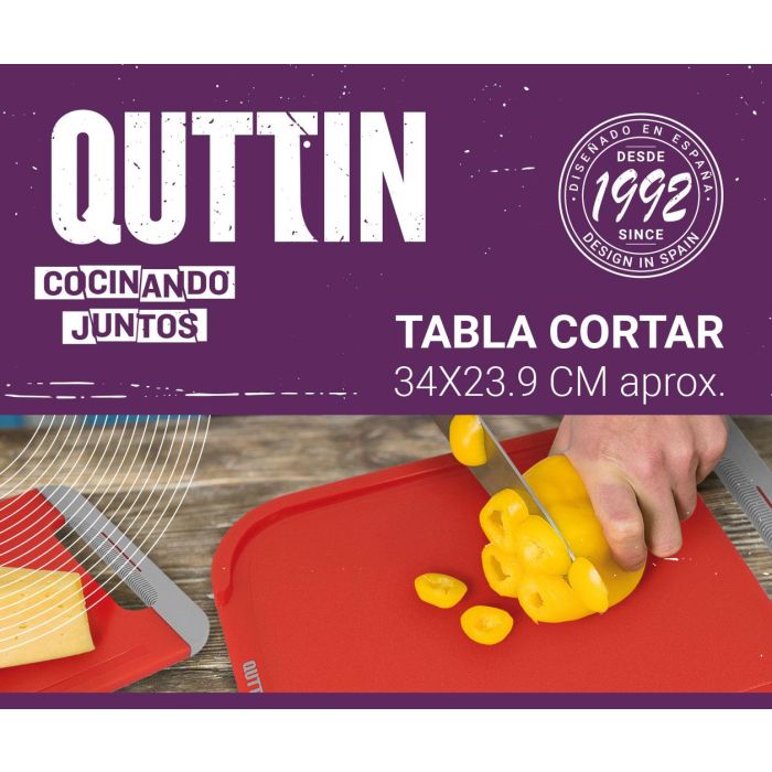 Tabla para cortar bicolor 34x23.9 cm Qutt - Inde (12 Unidades) 7 Tabla para cortar bicolor 34x23.9 cm Qutt - Inde (12 Unidades) 7