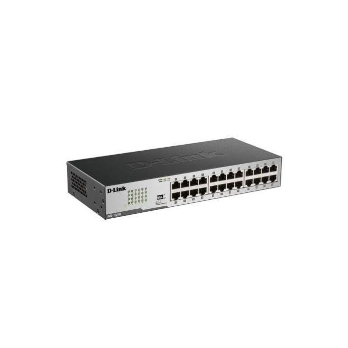 D-Link DGS-1024D/E Switch de Sobremesa 24 Puertos RJ-45 Gigabit Ethernet 10/100/1000 Mbps con Tecnología D-Link Green