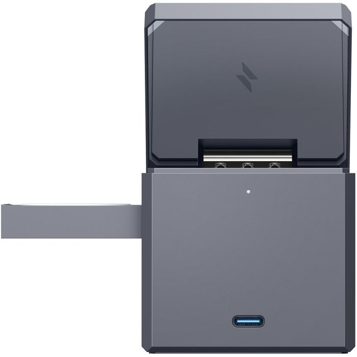 Anker Cube MagSafe 3-en-1 Y1811G11 – Cargador Inalámbrico Rápido Apple 15W iPhone/Watch/Auriculares 30W Gris 2 Anker Cube MagSafe 3-en-1 Y1811G11 – Cargador Inalámbrico Rápido Apple 15W iPhone/Watch/Auriculares 30W Gris 2