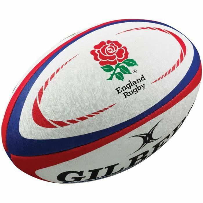Gilbert 41027302 Balón de Rugby Réplica Midi Tamaño Inglaterra