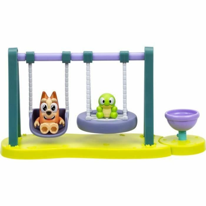 Bluey BLU0630996179789 Zona de juegos mini parque con figuras Bingo y Tortuga Bebé y columpios incluidos 2 Bluey BLU0630996179789 Zona de juegos mini parque con figuras Bingo y Tortuga Bebé y columpios incluidos 2
