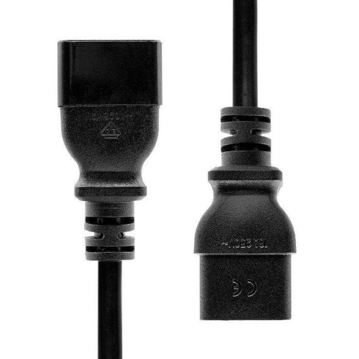 ProXtend PC-C19C20-005 Cable de Extensión de Corriente C19 (Macho) a C20 (Hembra) 5 Metros, Negro, 250V 16A 0 ProXtend PC-C19C20-005 Cable de Extensión de Corriente C19 (Macho) a C20 (Hembra) 5 Metros, Negro, 250V 16A 0