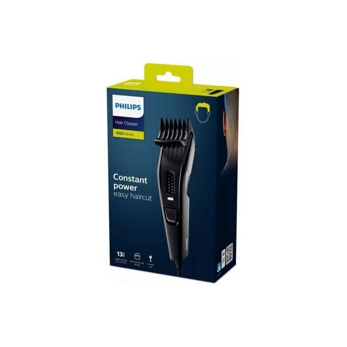 Philips HC3510-15 Cortapelos con Cable, 2 Accesorios, Mango Ergonómico, Cuchillas Acero Inoxidable 4 Philips HC3510-15 Cortapelos con Cable, 2 Accesorios, Mango Ergonómico, Cuchillas Acero Inoxidable 4
