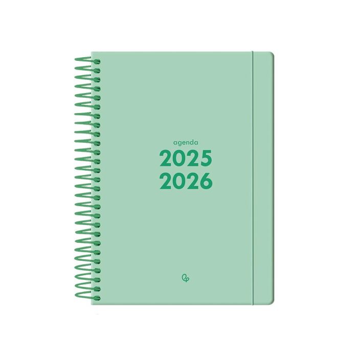 Agenda Escolar Liderpapel 25-2 6 Espiral Basic Verde Menta Semana Vista A5 Bilingüe Papelfsc 70 gr 1 Agenda Escolar Liderpapel 25-2 6 Espiral Basic Verde Menta Semana Vista A5 Bilingüe Papelfsc 70 gr 1