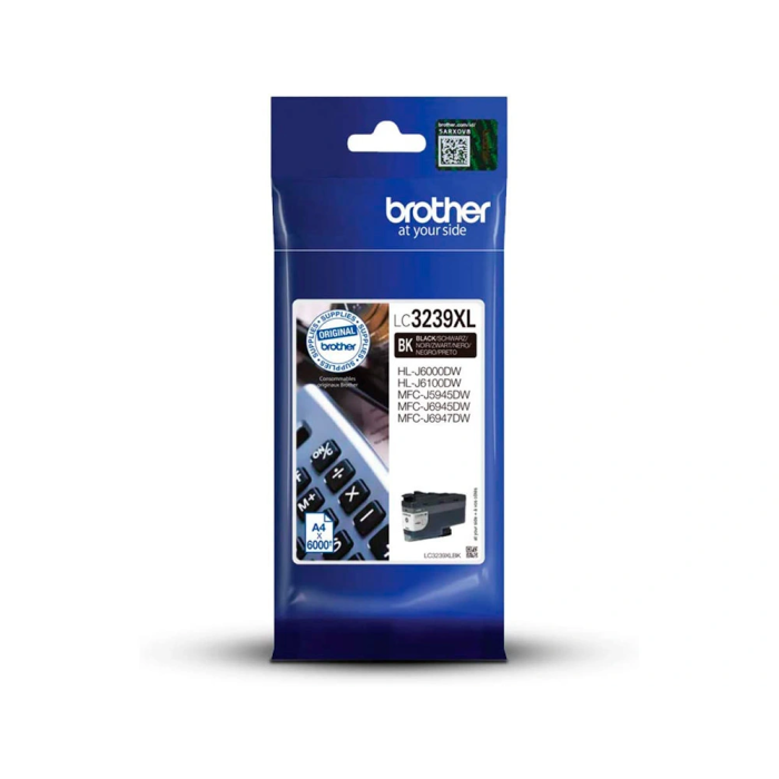 BROTHER Cartucho de tinta negro de larga duracion LC3239XLBK 1 BROTHER Cartucho de tinta negro de larga duracion LC3239XLBK 1
