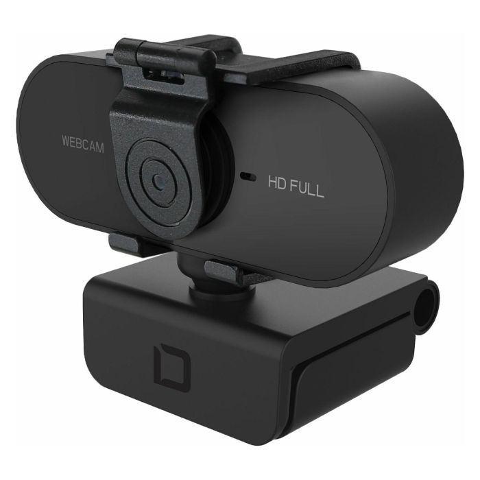 Dicota Webcam 1920 x 1080 USB 2.0 110° Micrófono Digital, Negra 2