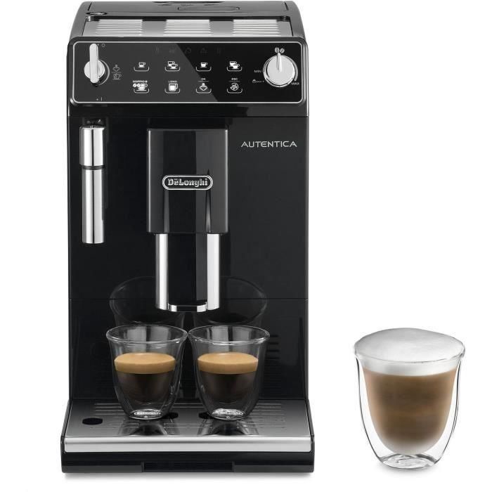 Delonghi ETAM29.510B Cafetera Espresso Automática con Molinillo Integrado para Granos de Café, 1-1.5L, Función Cappuccino, Negra Delonghi ETAM29.510B Cafetera Espresso Automática con Molinillo Integrado para Granos de Café, 1-1.5L, Función Cappuccino, Negra