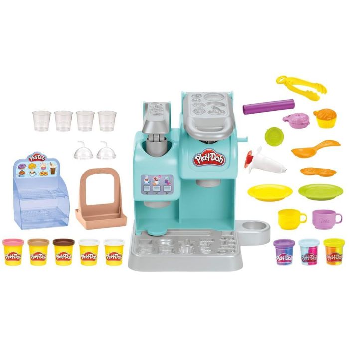 Hasbro Play-Doh Super Cafetera Colorida Playset - Crea Batidos y Dulces 3