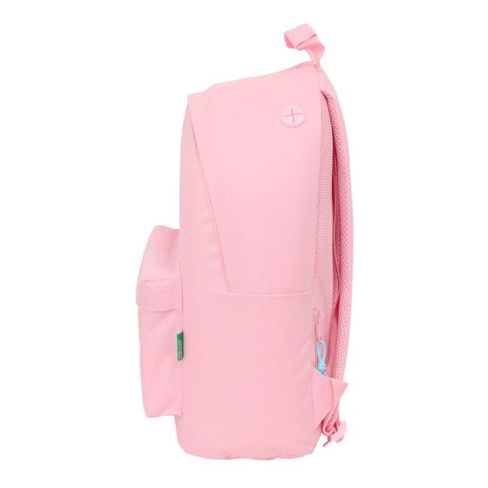 Mochila portatil Rosa Pastel Benetton 41cm 2