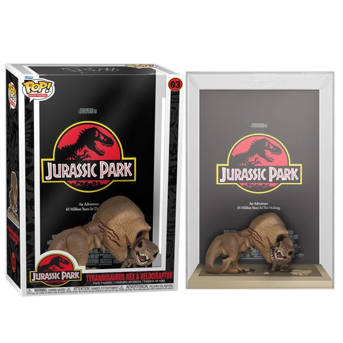 Figura POP Movie Poster Jurassic Park Tyrannosaurus Rex and Velociraptor 0 Figura POP Movie Poster Jurassic Park Tyrannosaurus Rex and Velociraptor 0