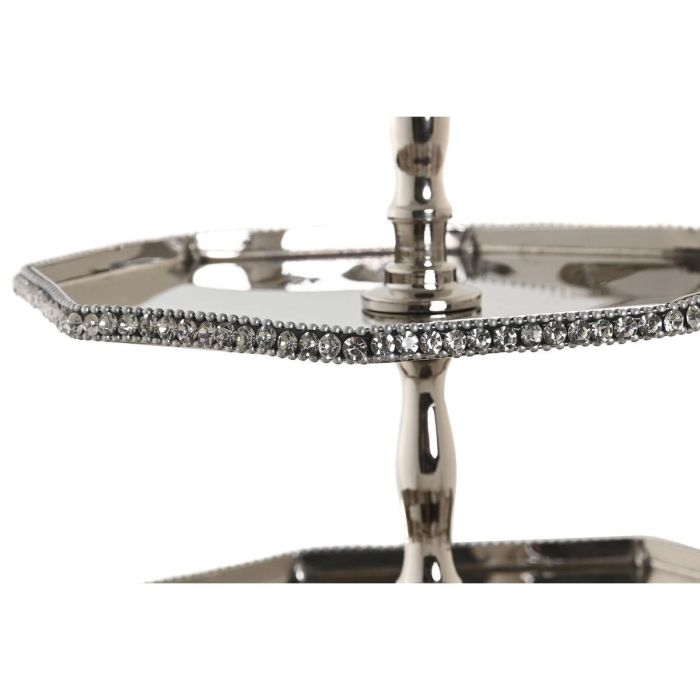 Centro de Mesa DKD Home Decor Plateado 23 x 23 x 22 cm 2 Centro de Mesa DKD Home Decor Plateado 23 x 23 x 22 cm 2