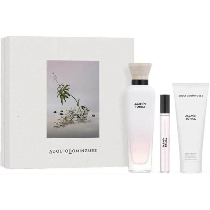 Set de Perfume Mujer Adolfo Dominguez Jazmín Tonka 3 Piezas Set de Perfume Mujer Adolfo Dominguez Jazmín Tonka 3 Piezas
