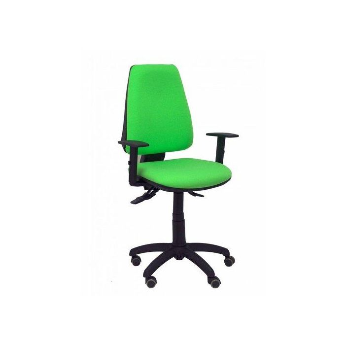 Silla Piqueras Y Crespo Elche S Brazos Regulables Mecanismo Sincro De Doble Maneta Gran Confortabilidad Regulable En Altura Ruedas De Parquet Asiento Y Respaldo Tapizado Bali Verde Pistacho