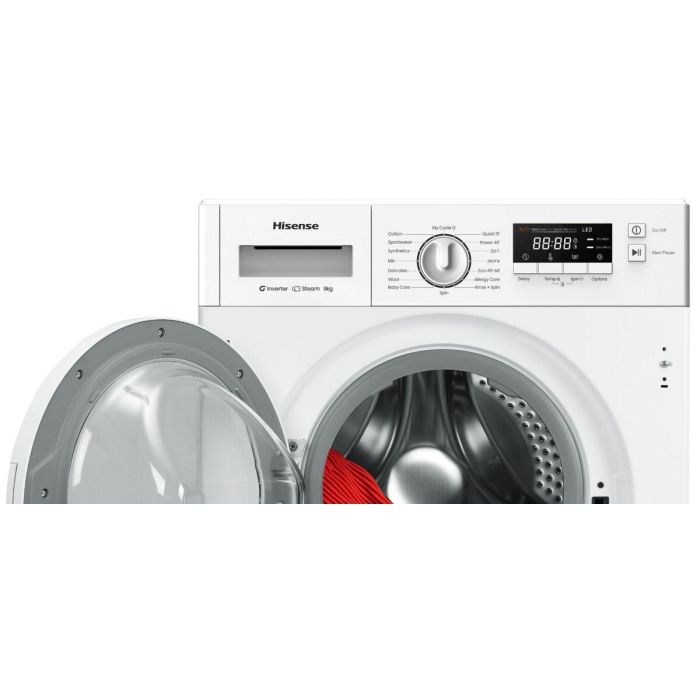 Lavadora Hisense WF3M841BWIES 59,5 cm 1400 rpm 8 kg 5